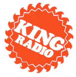 KING Radio Sunburst Logo from the 1970's